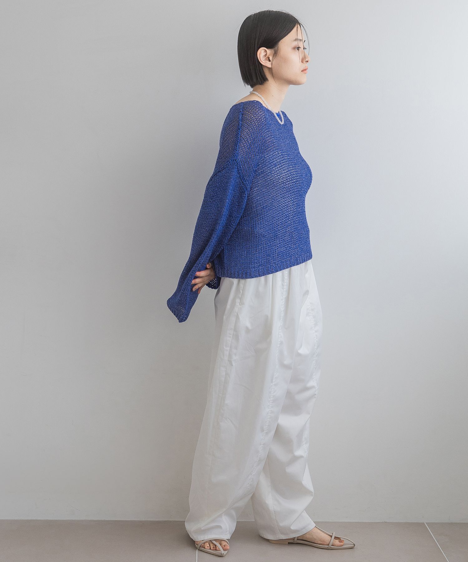 A part by 「リネンコンボートプルオーバー長袖」|ニット・セーター|