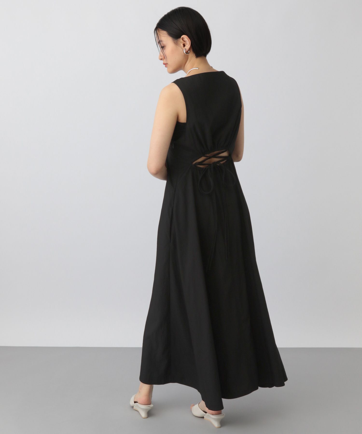 A part by 「バックオープンチェックワンピース」|ワンピース|