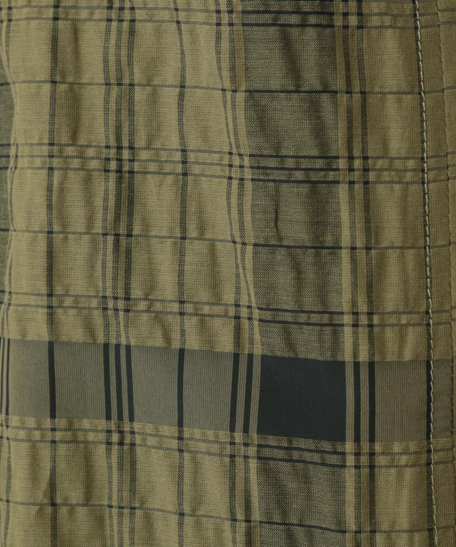 A part by 「バックオープンチェックワンピース」|ワンピース|