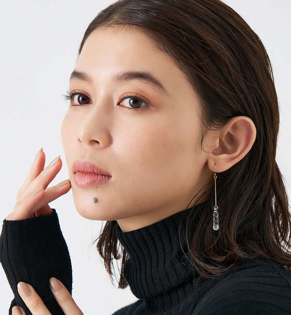 collex「【別注】【HARIO Lampwork Factory】シジジードロップイヤリン」|ピアス|