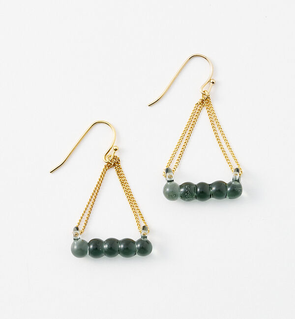 collex「【別注】【HARIO Lampwork Factory】 シジジーピアス」|ピアス|グレー