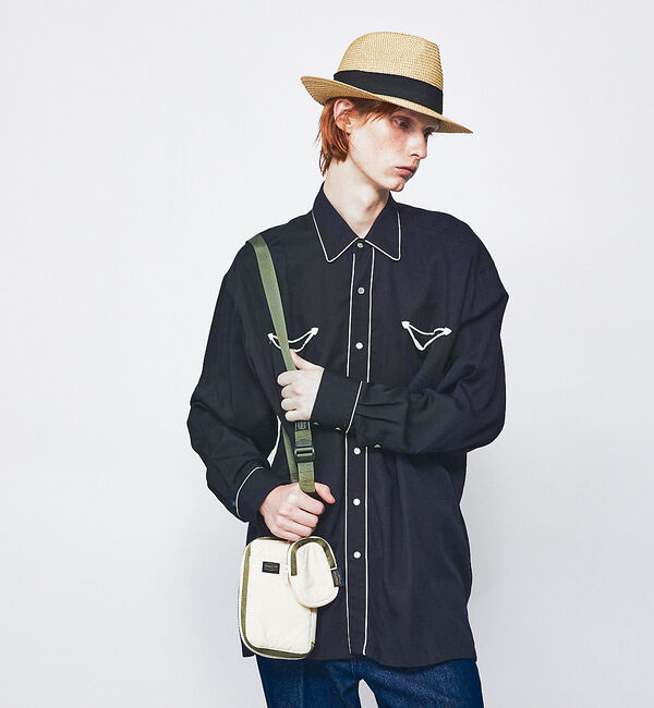 ABAHOUSE「【PENDLETON &times; MARIE】3P MULTI NECK POUCH /」|ショルダー・メッセンジャー|オフホワイト