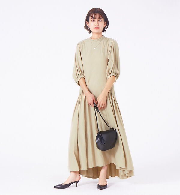 Rouge vif「タックスリーブワンピース」|ワンピース|