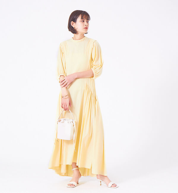 Rouge vif「タックスリーブワンピース」|ワンピース|