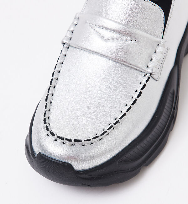 AU BANNISTER「【軽量】ローファーモチーフスニーカー」|ローファー|