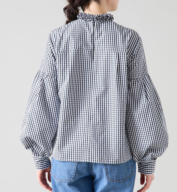 TIARA「【MARILYN MOON/マリリンムーン】フリルネックブラウス（4251-140）」|シャツ・ブラウス|