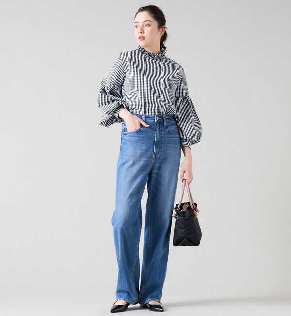 TIARA「【MARILYN MOON/マリリンムーン】フリルネックブラウス（4251-140）」|シャツ・ブラウス|