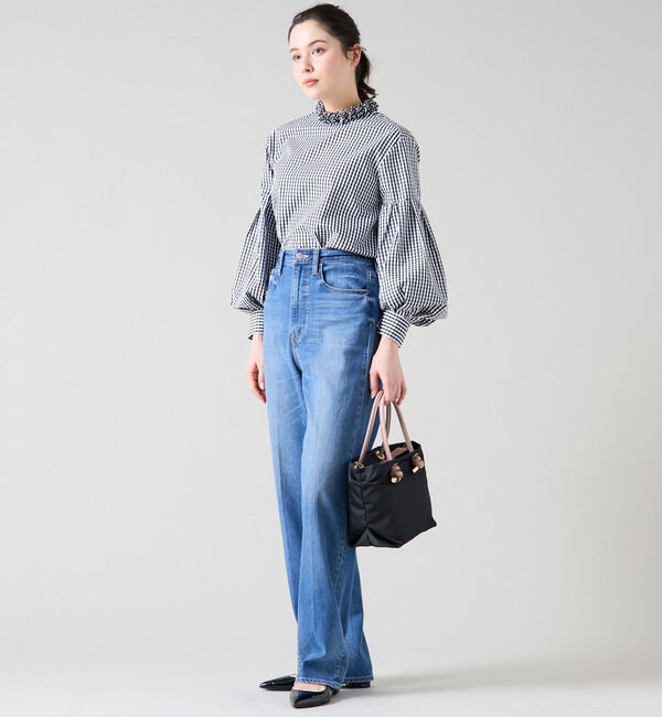 TIARA「【MARILYN MOON/マリリンムーン】フリルネックブラウス（4251-140）」|シャツ・ブラウス|