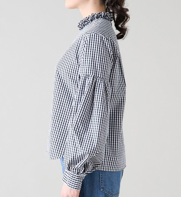 TIARA「【MARILYN MOON/マリリンムーン】フリルネックブラウス（4251-140）」|シャツ・ブラウス|