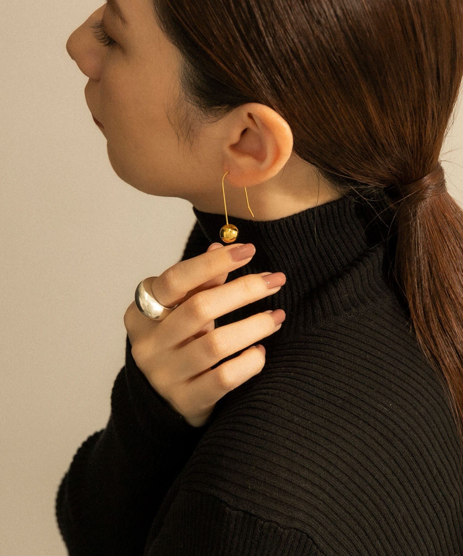 SMELLY「SMELLY so&rsquo;　sphere hook pierce」|ピアス|