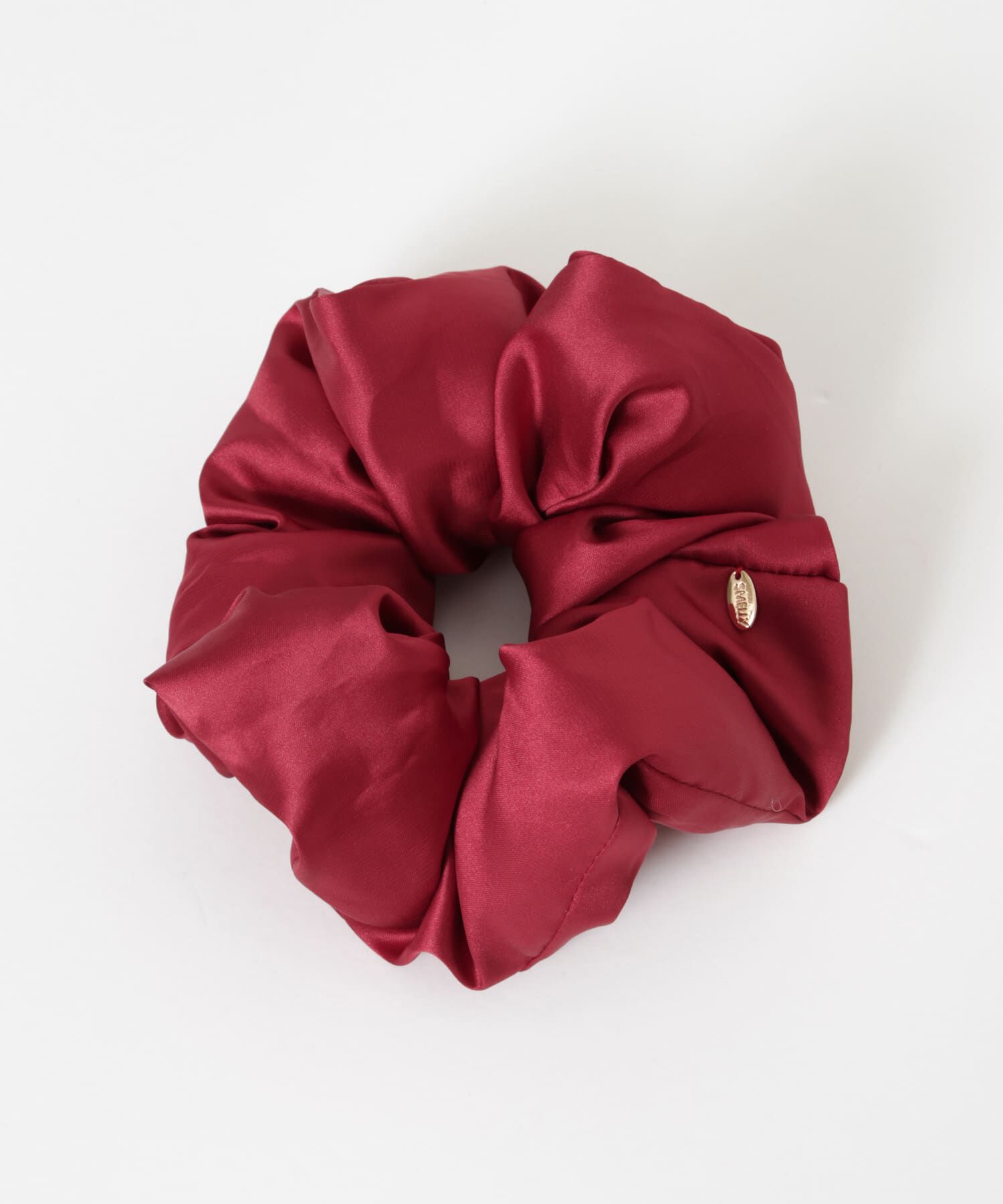 SMELLY「サテンボリュームビッグシュシュ」|ヘアゴム・シュシュ|