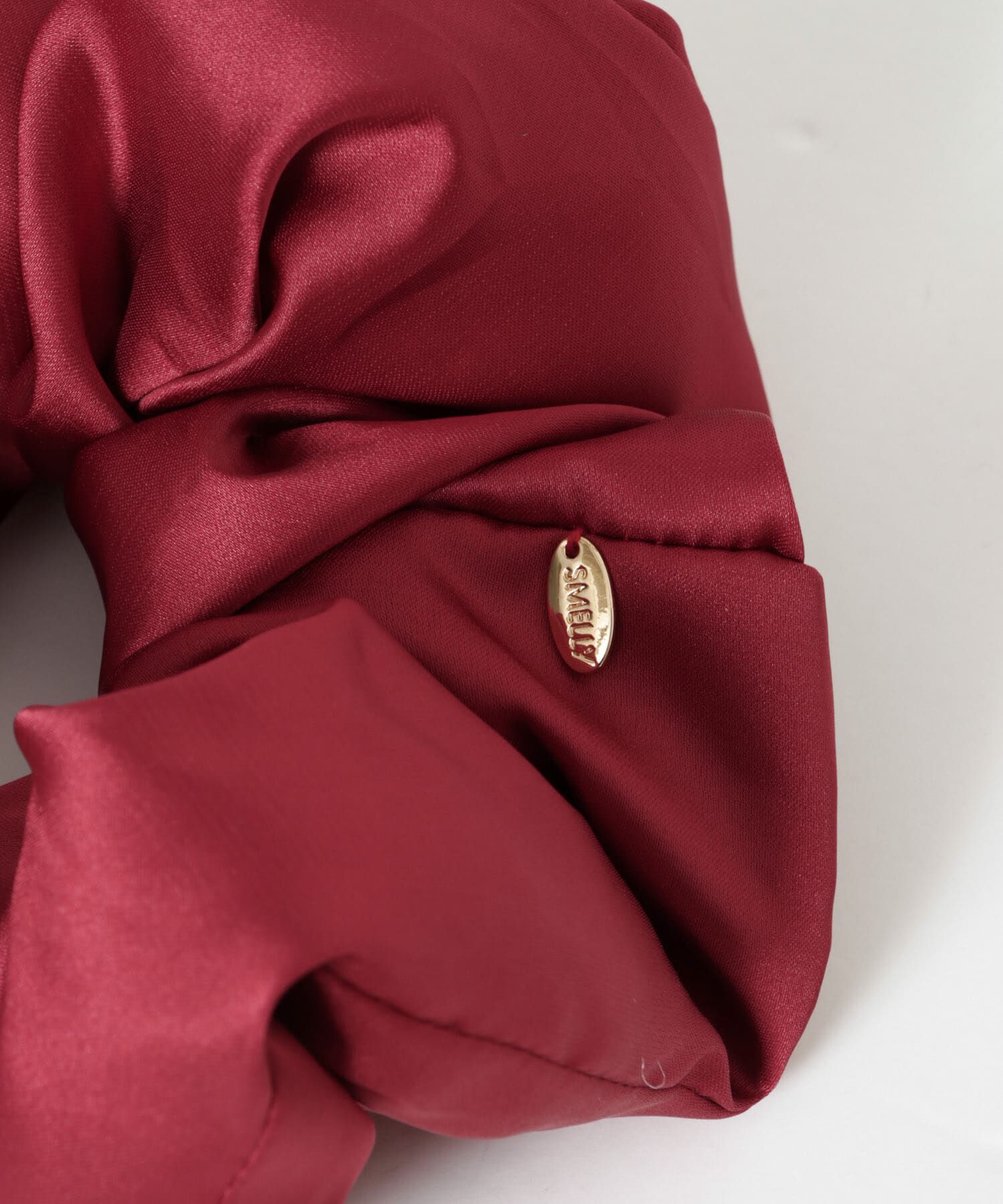 SMELLY「サテンボリュームビッグシュシュ」|ヘアゴム・シュシュ|