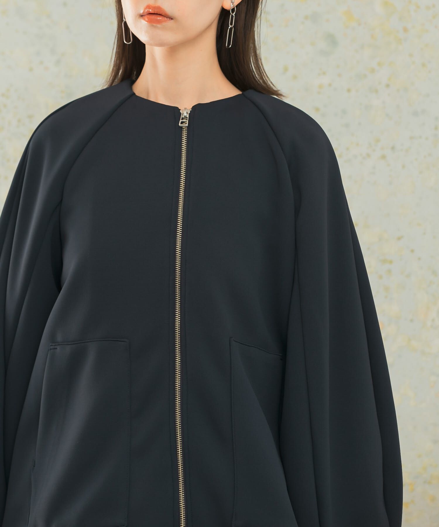 URBAN RESEARCH ROSSO「ダンボールミドルコート」|ノーカラーコート|