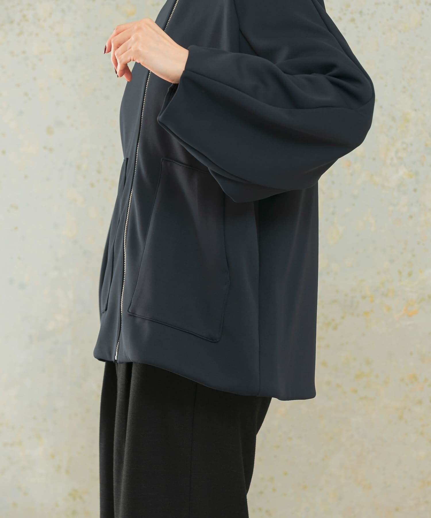 URBAN RESEARCH ROSSO「ダンボールミドルコート」|ノーカラーコート|