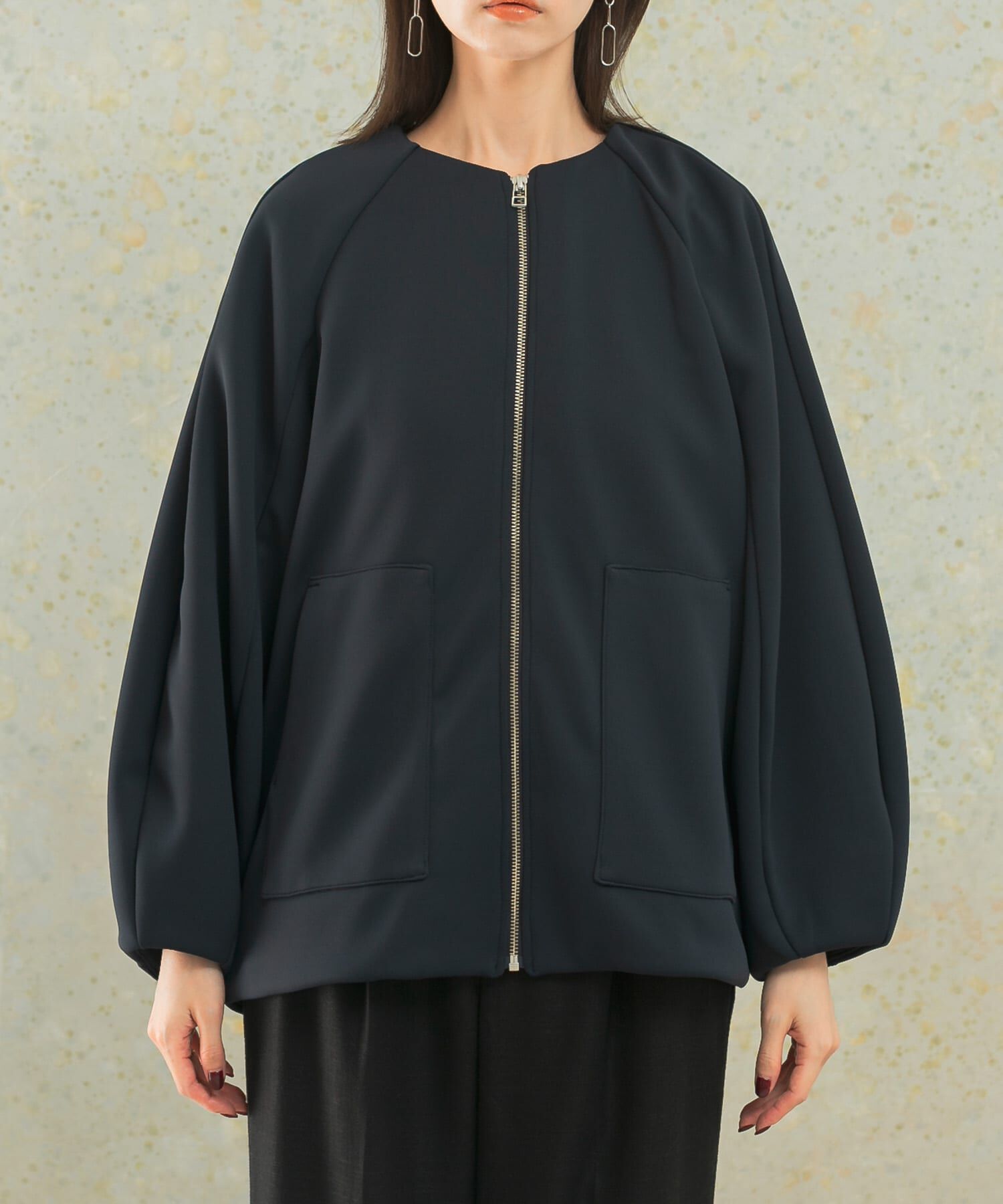 URBAN RESEARCH ROSSO「ダンボールミドルコート」|ノーカラーコート|