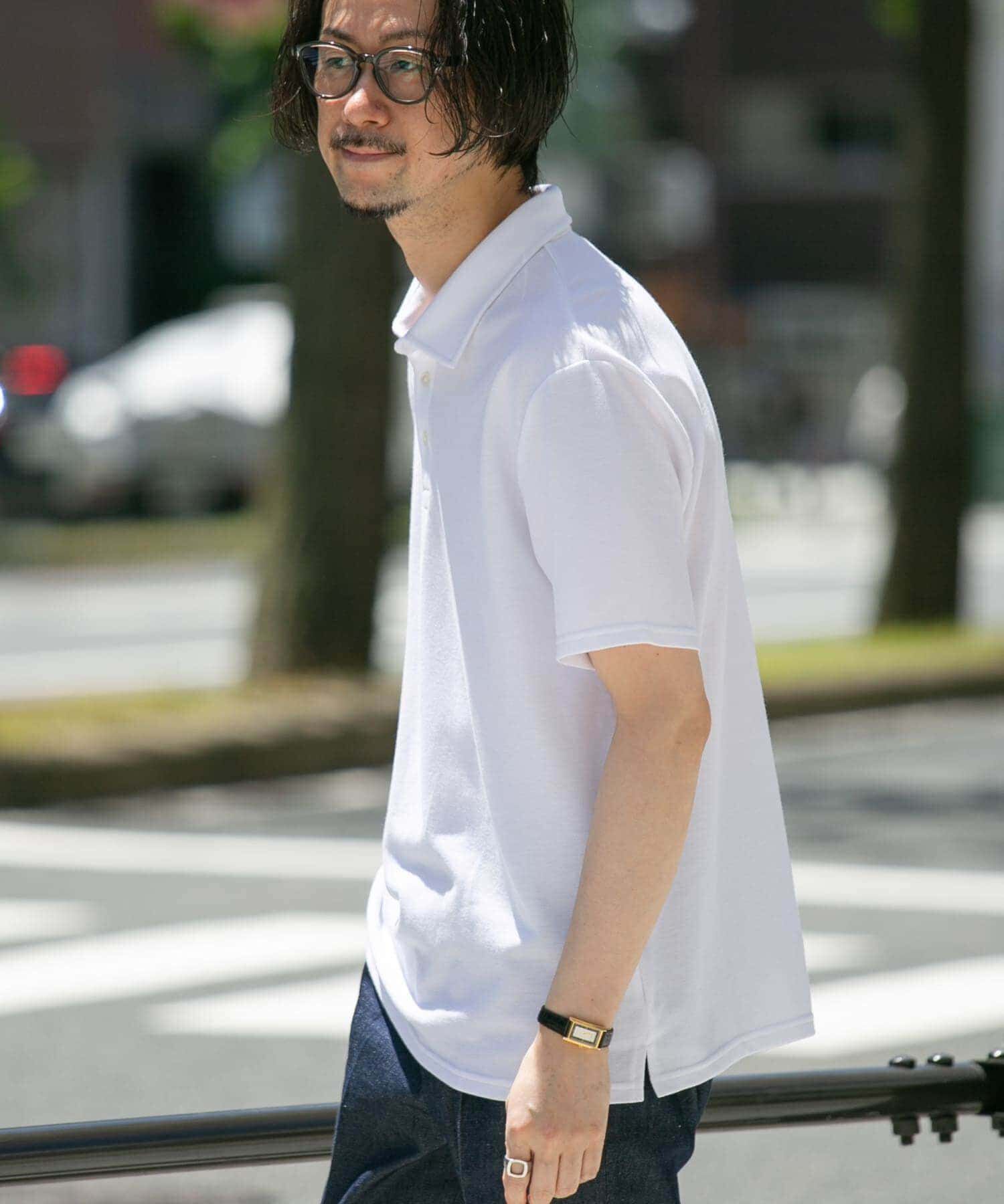 URBAN RESEARCH ROSSO「『XLサイズあり』ハイパフォーマンス鹿の子ポロシャツ」|ポロシャツ|