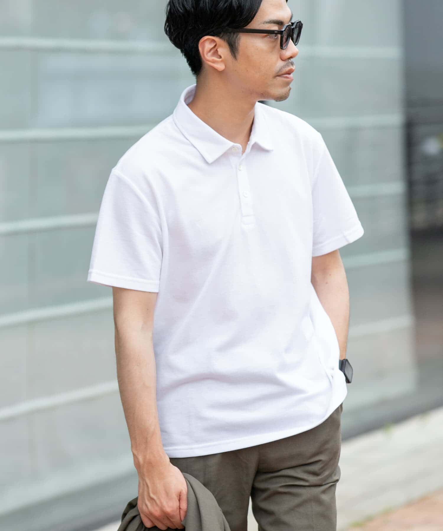 URBAN RESEARCH ROSSO「『XLサイズあり』ハイパフォーマンス鹿の子ポロシャツ」|ポロシャツ|