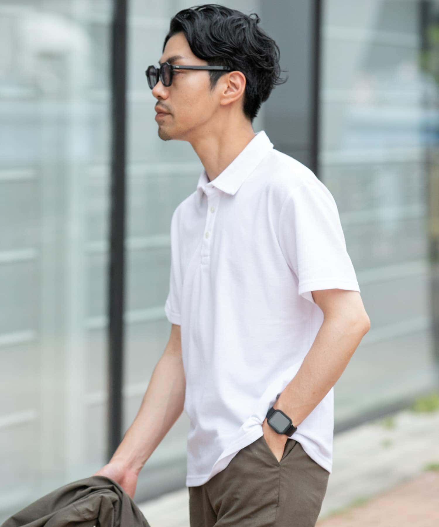 URBAN RESEARCH ROSSO「『XLサイズあり』ハイパフォーマンス鹿の子ポロシャツ」|ポロシャツ|