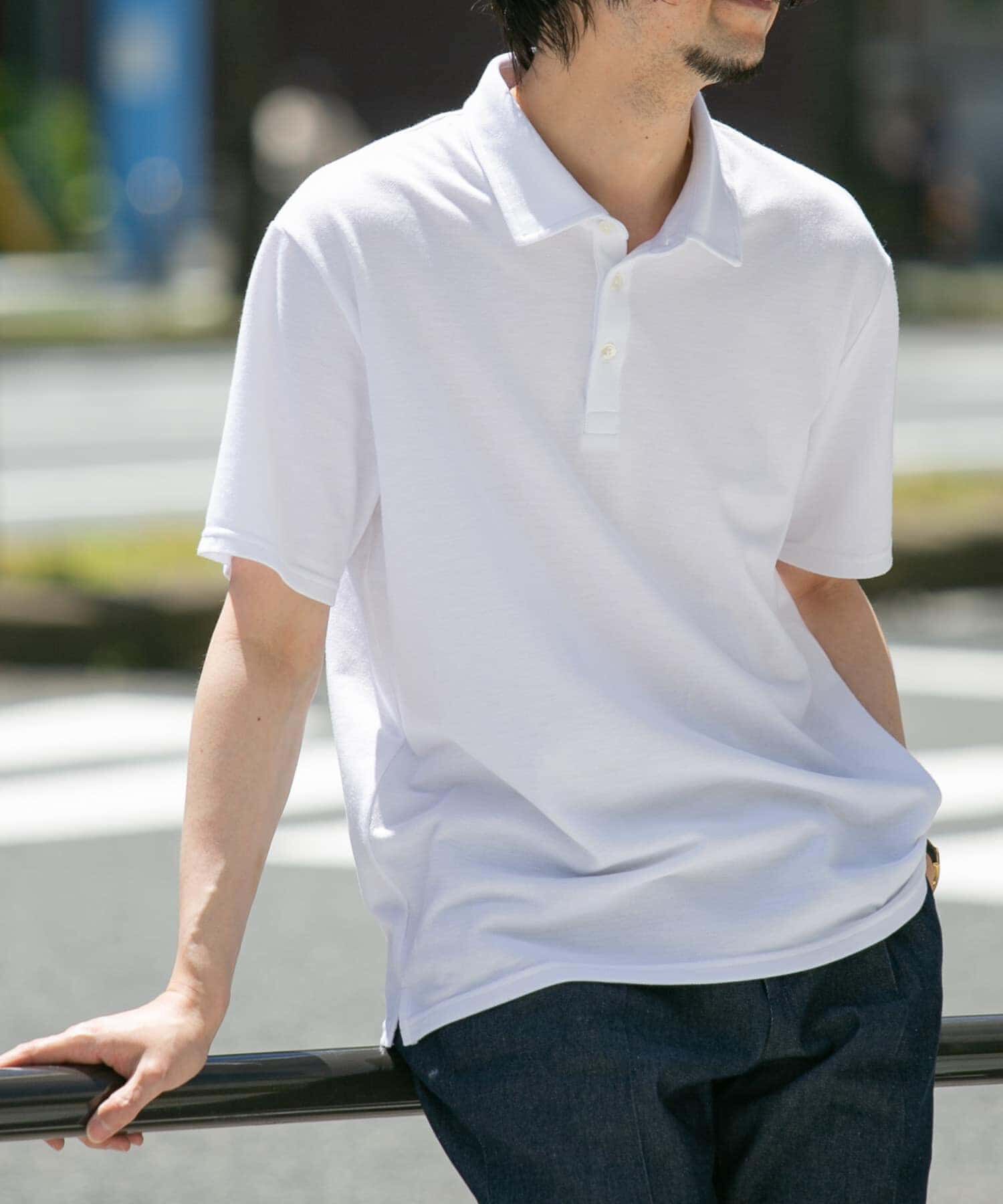 URBAN RESEARCH ROSSO「『XLサイズあり』ハイパフォーマンス鹿の子ポロシャツ」|ポロシャツ|