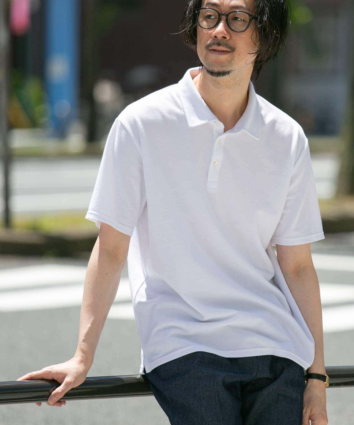 URBAN RESEARCH ROSSO「『XLサイズあり』ハイパフォーマンス鹿の子ポロシャツ」|ポロシャツ|