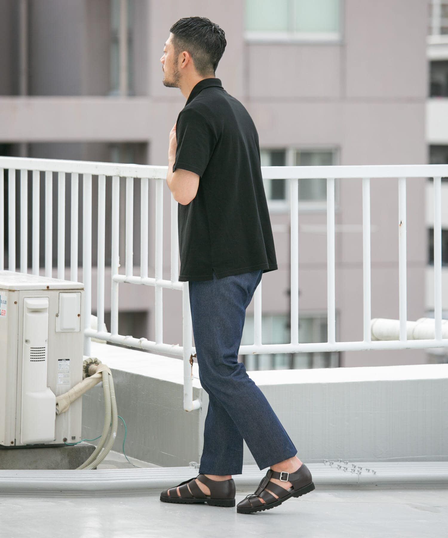 URBAN RESEARCH ROSSO「『XLサイズあり』ハイパフォーマンス鹿の子ポロシャツ」|ポロシャツ|