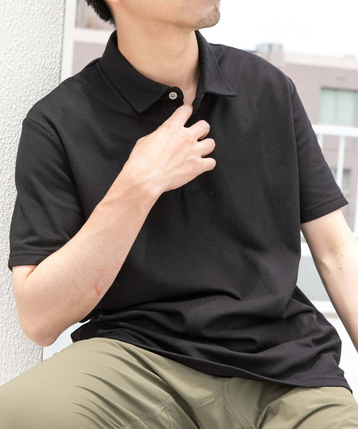 URBAN RESEARCH ROSSO「『XLサイズあり』ハイパフォーマンス鹿の子ポロシャツ」|ポロシャツ|