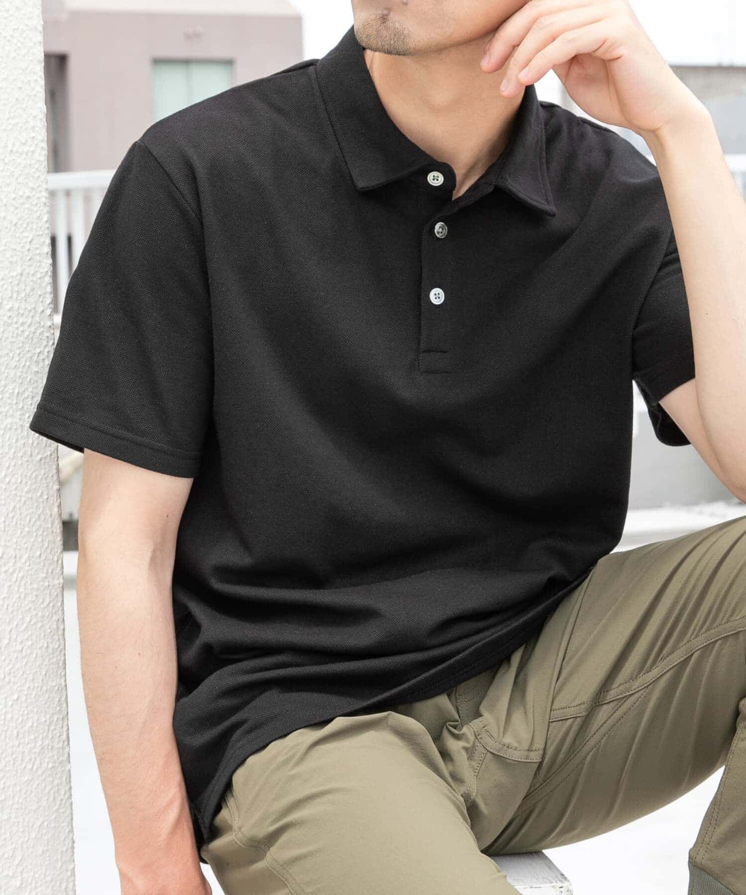 URBAN RESEARCH ROSSO「『XLサイズあり』ハイパフォーマンス鹿の子ポロシャツ」|ポロシャツ|