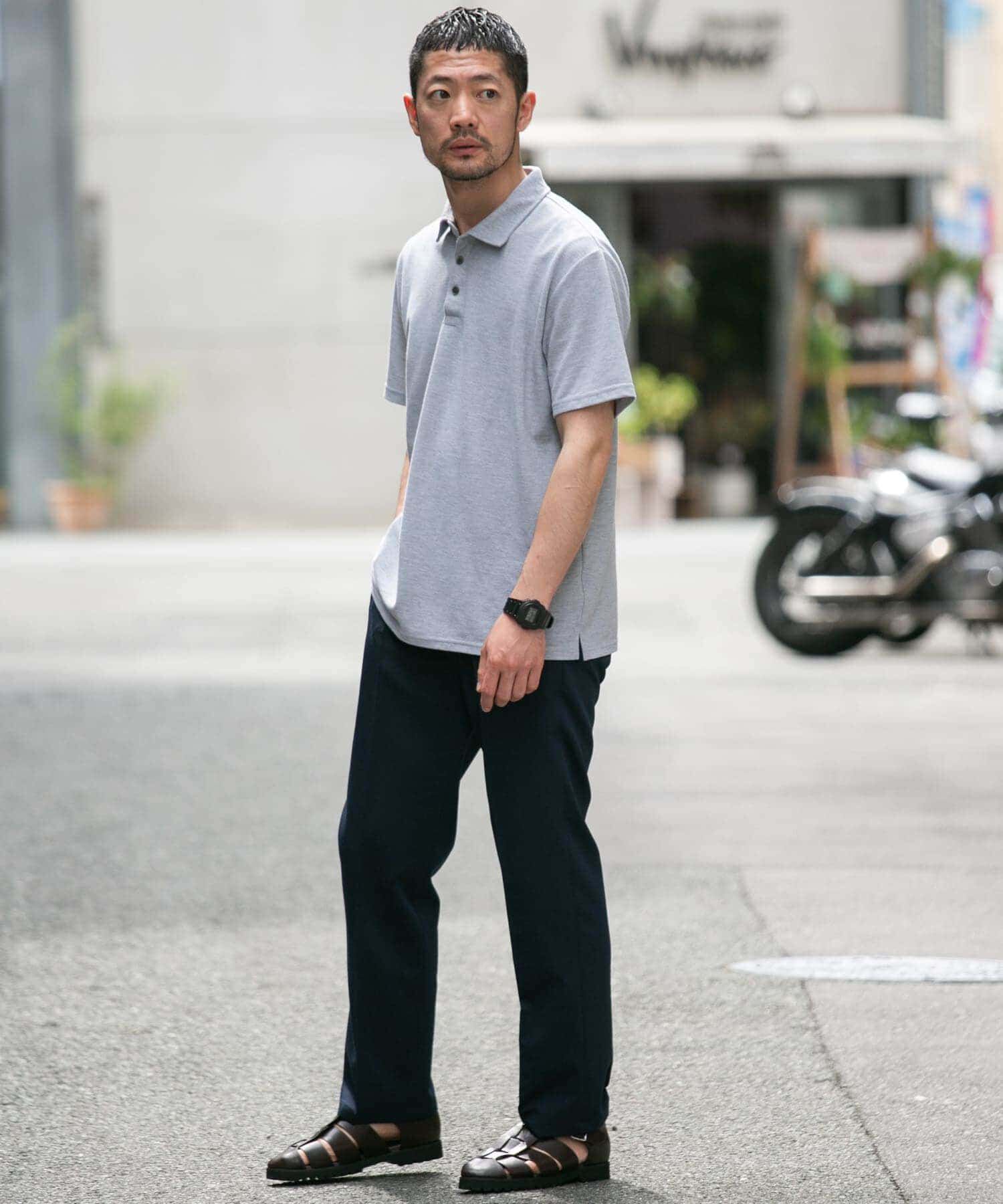 URBAN RESEARCH ROSSO「『XLサイズあり』ハイパフォーマンス鹿の子ポロシャツ」|ポロシャツ|