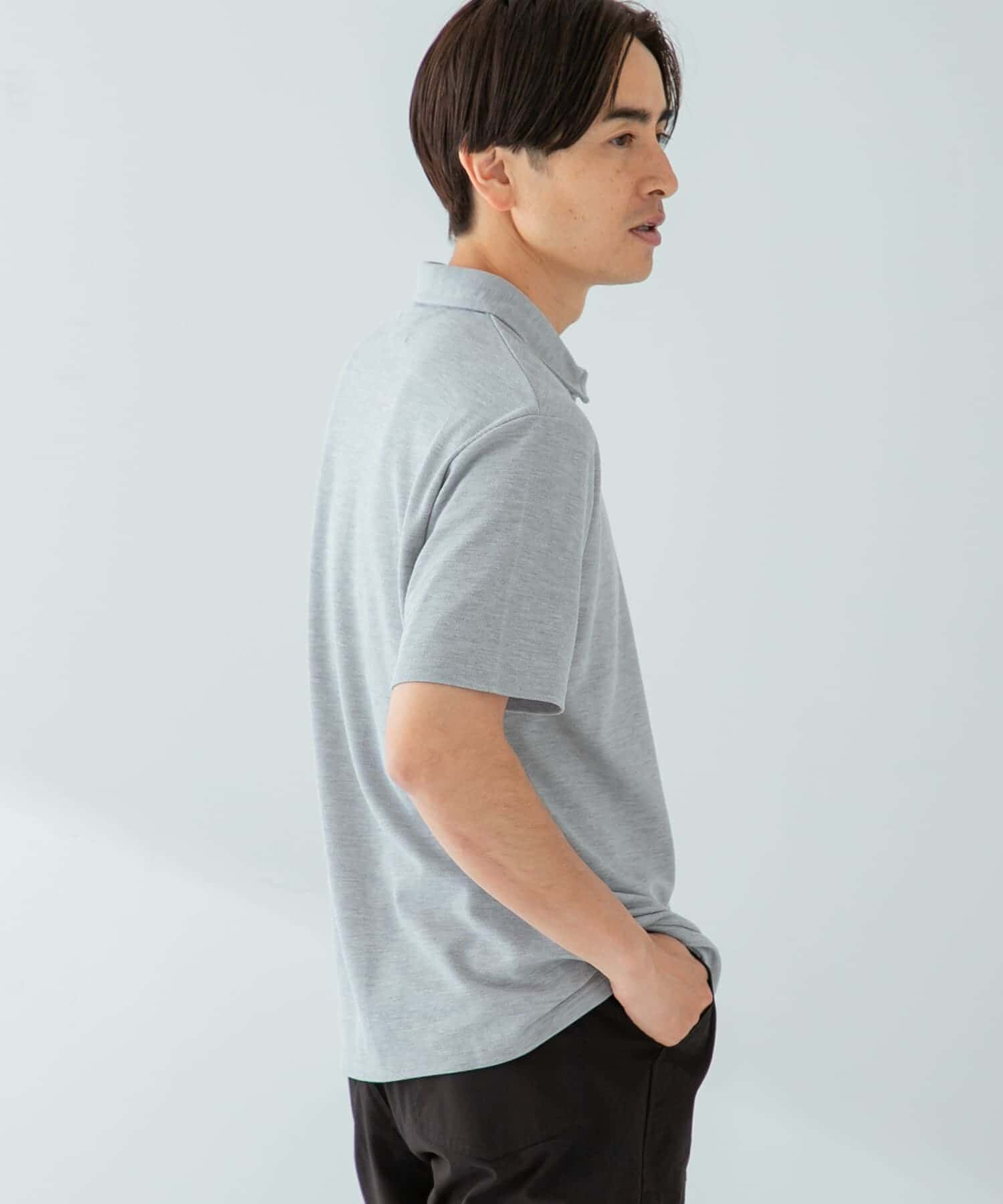 URBAN RESEARCH ROSSO「『XLサイズあり』ハイパフォーマンス鹿の子ポロシャツ」|ポロシャツ|