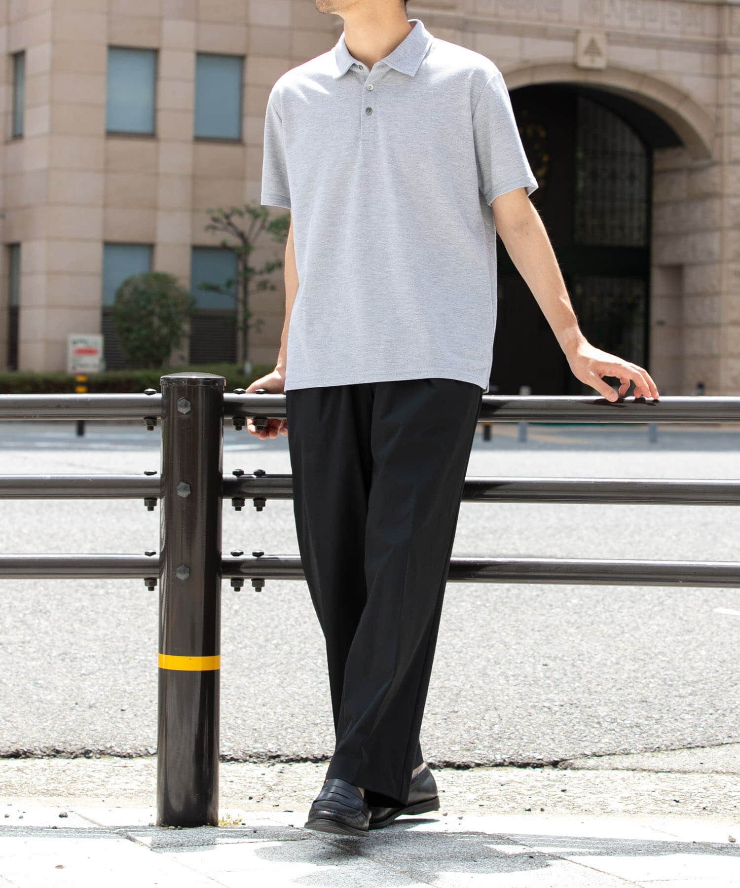 URBAN RESEARCH ROSSO「『XLサイズあり』ハイパフォーマンス鹿の子ポロシャツ」|ポロシャツ|