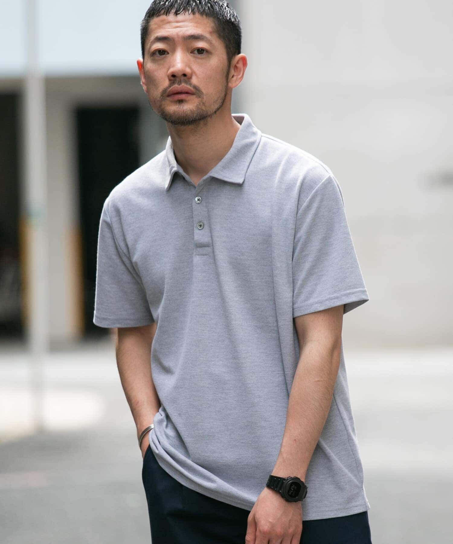 URBAN RESEARCH ROSSO「『XLサイズあり』ハイパフォーマンス鹿の子ポロシャツ」|ポロシャツ|