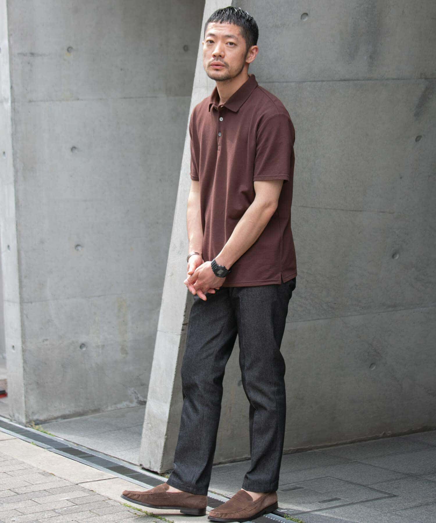 URBAN RESEARCH ROSSO「『XLサイズあり』ハイパフォーマンス鹿の子ポロシャツ」|ポロシャツ|