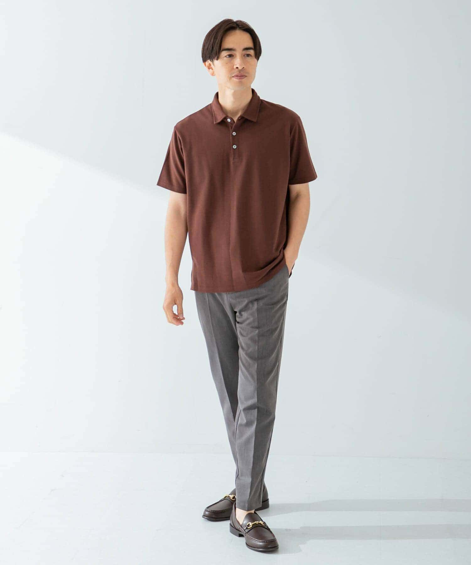 URBAN RESEARCH ROSSO「『XLサイズあり』ハイパフォーマンス鹿の子ポロシャツ」|ポロシャツ|