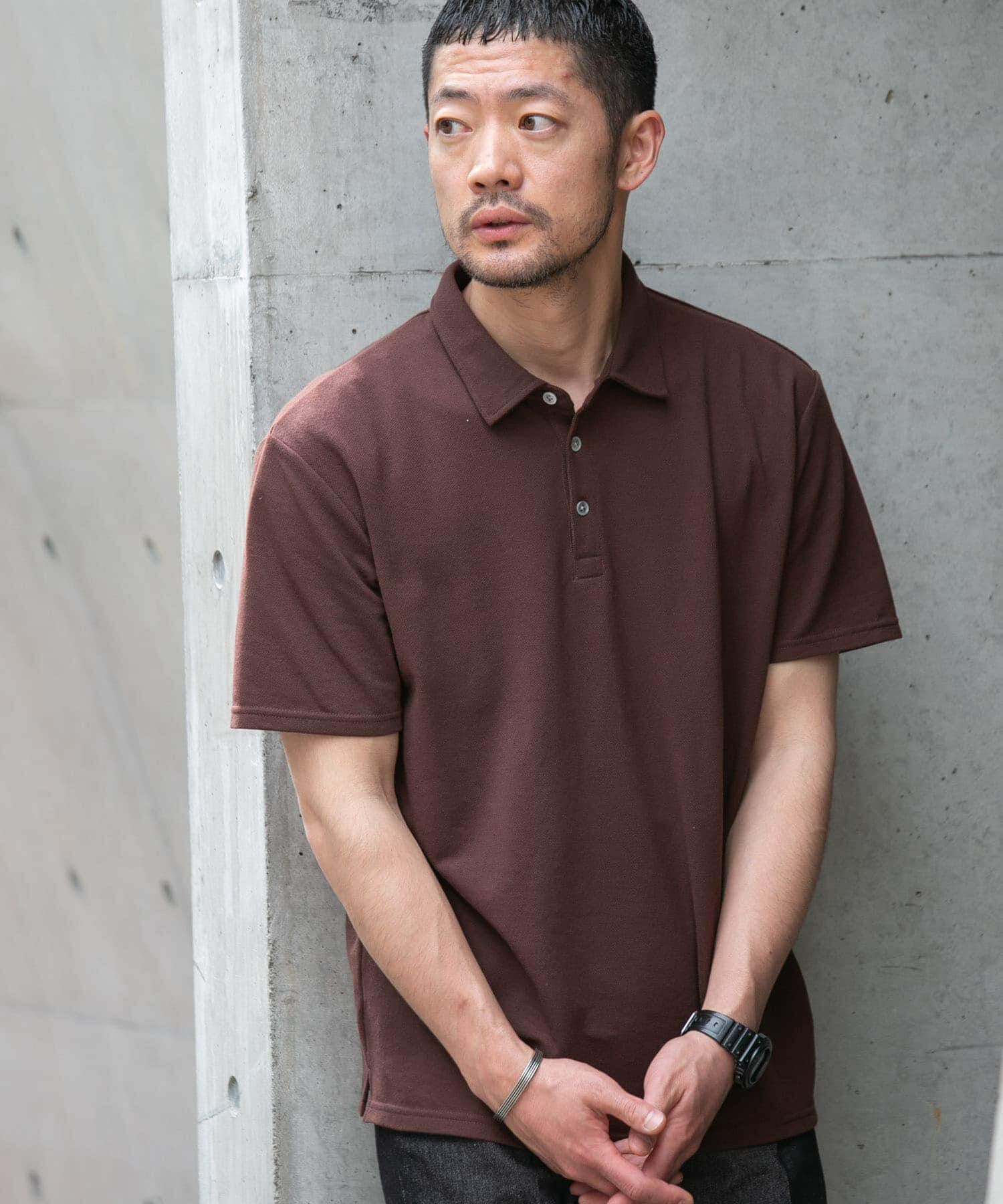 URBAN RESEARCH ROSSO「『XLサイズあり』ハイパフォーマンス鹿の子ポロシャツ」|ポロシャツ|