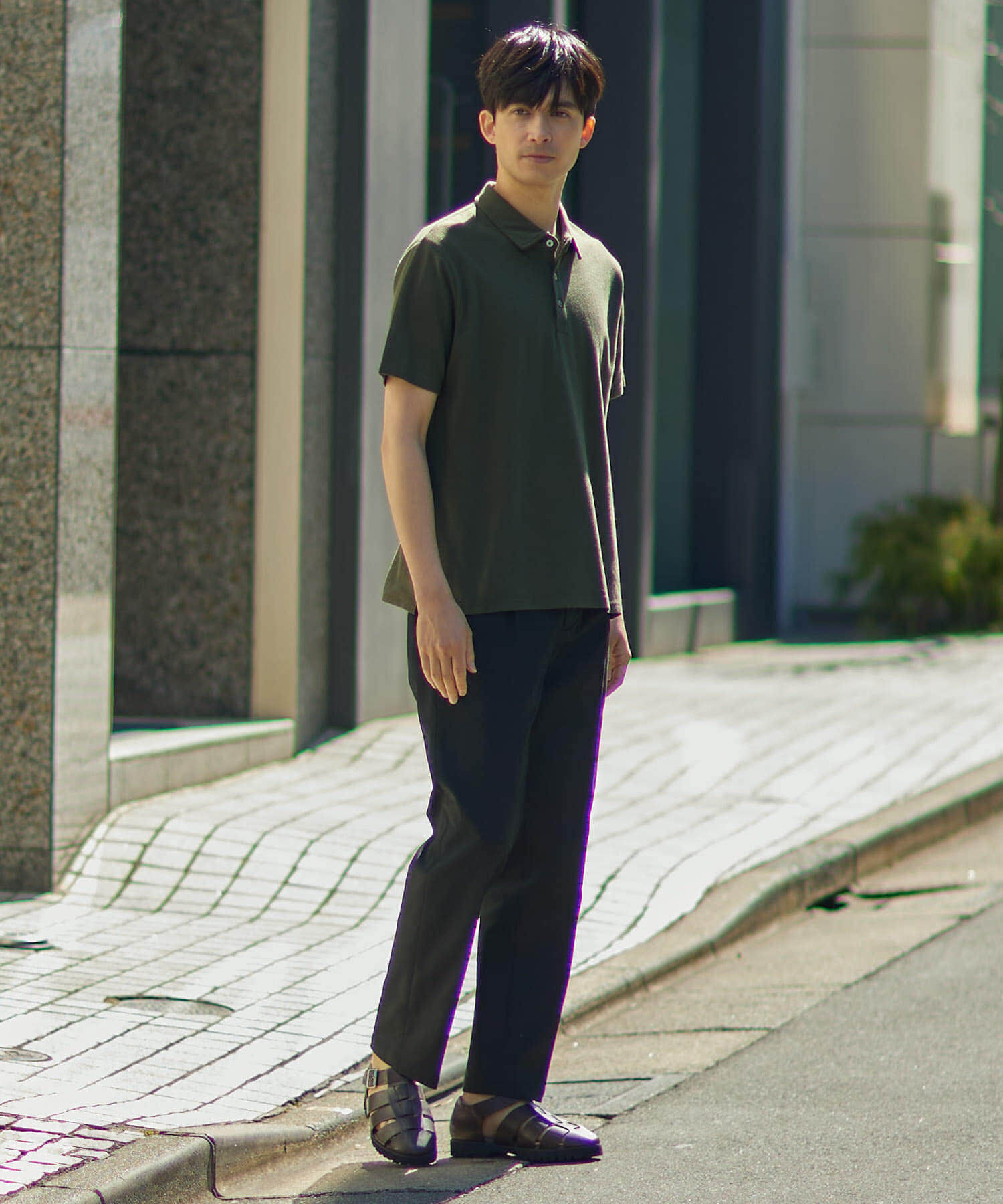 URBAN RESEARCH ROSSO「『XLサイズあり』ハイパフォーマンス鹿の子ポロシャツ」|ポロシャツ|