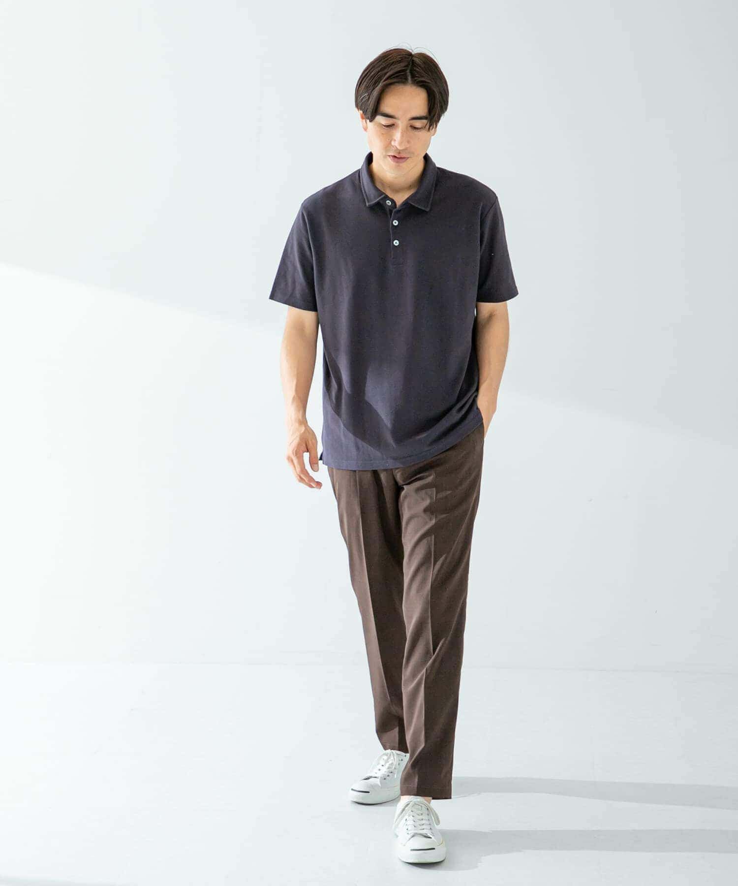 URBAN RESEARCH ROSSO「『XLサイズあり』ハイパフォーマンス鹿の子ポロシャツ」|ポロシャツ|