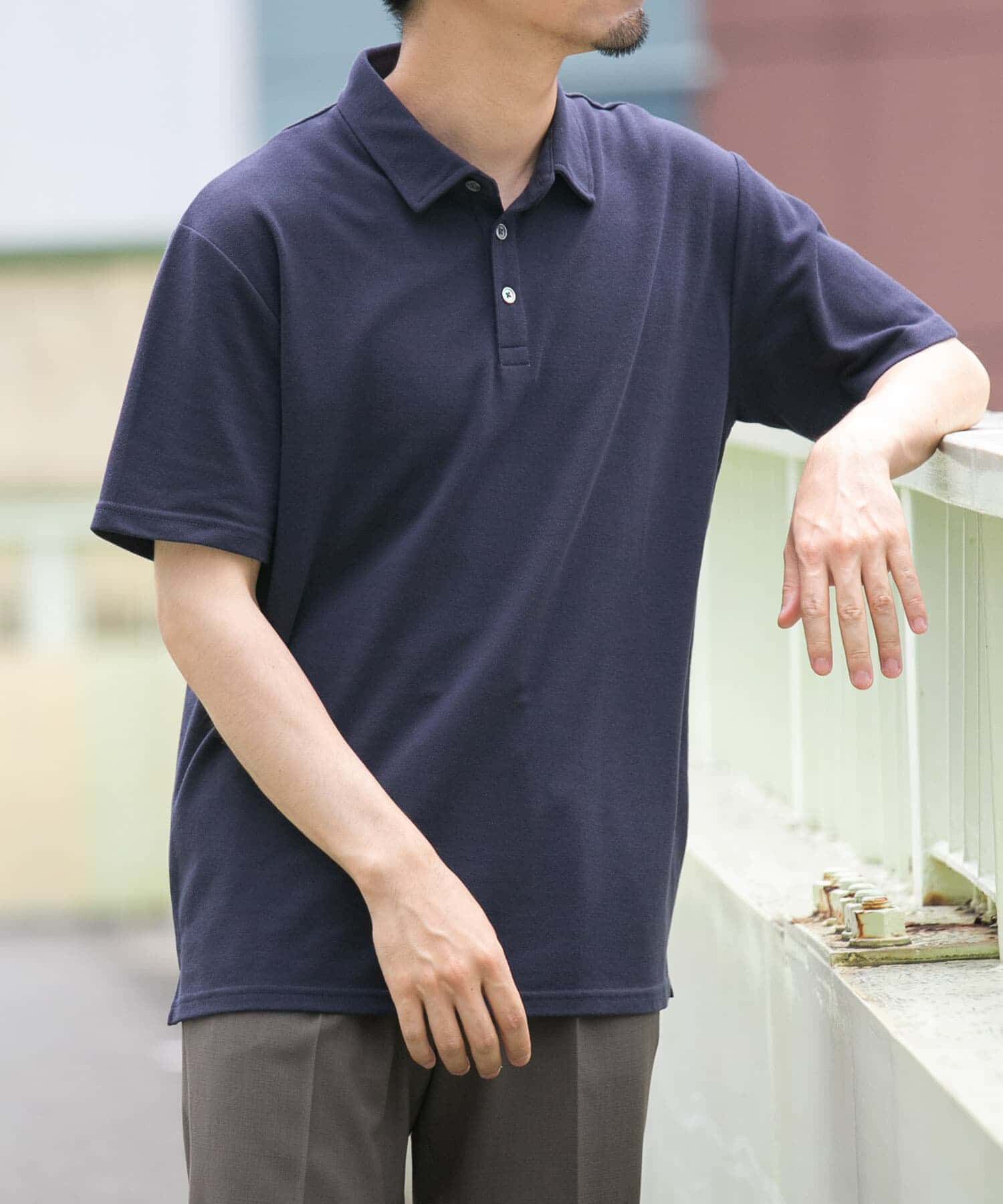 URBAN RESEARCH ROSSO「『XLサイズあり』ハイパフォーマンス鹿の子ポロシャツ」|ポロシャツ|