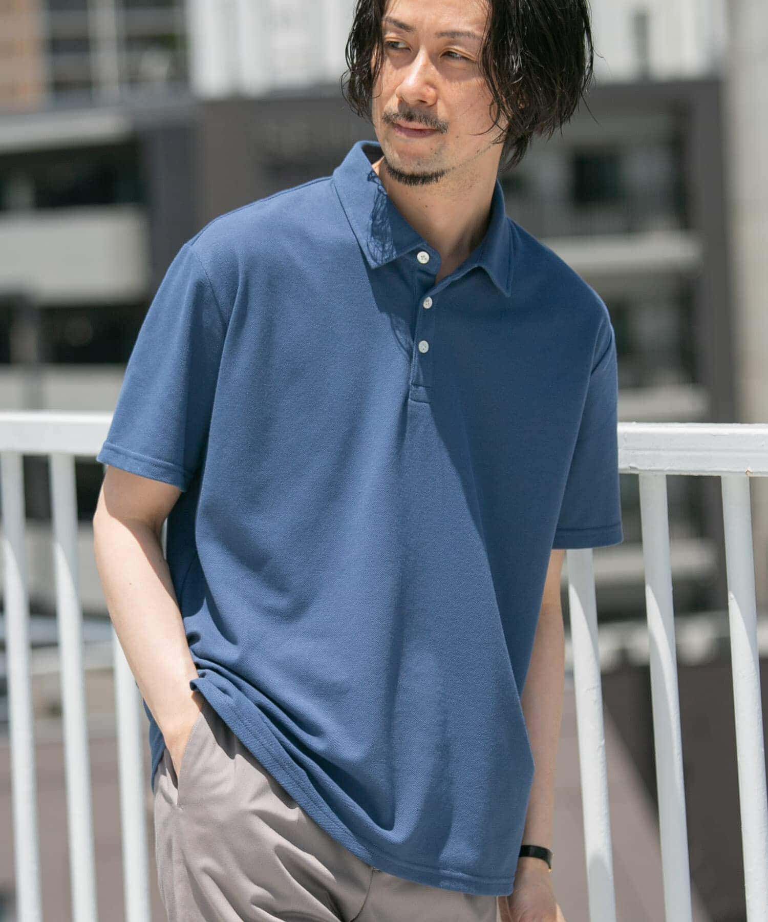 URBAN RESEARCH ROSSO「『XLサイズあり』ハイパフォーマンス鹿の子ポロシャツ」|ポロシャツ|