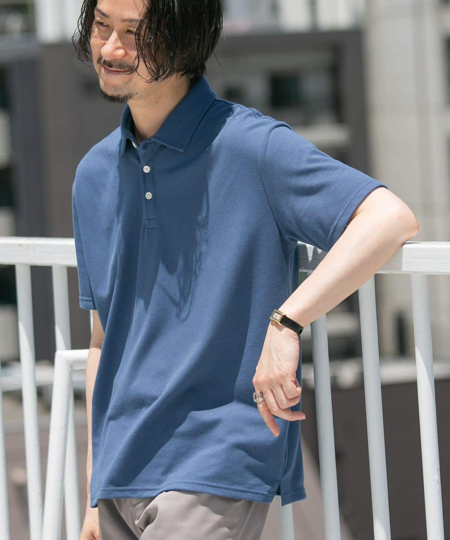 URBAN RESEARCH ROSSO「『XLサイズあり』ハイパフォーマンス鹿の子ポロシャツ」|ポロシャツ|