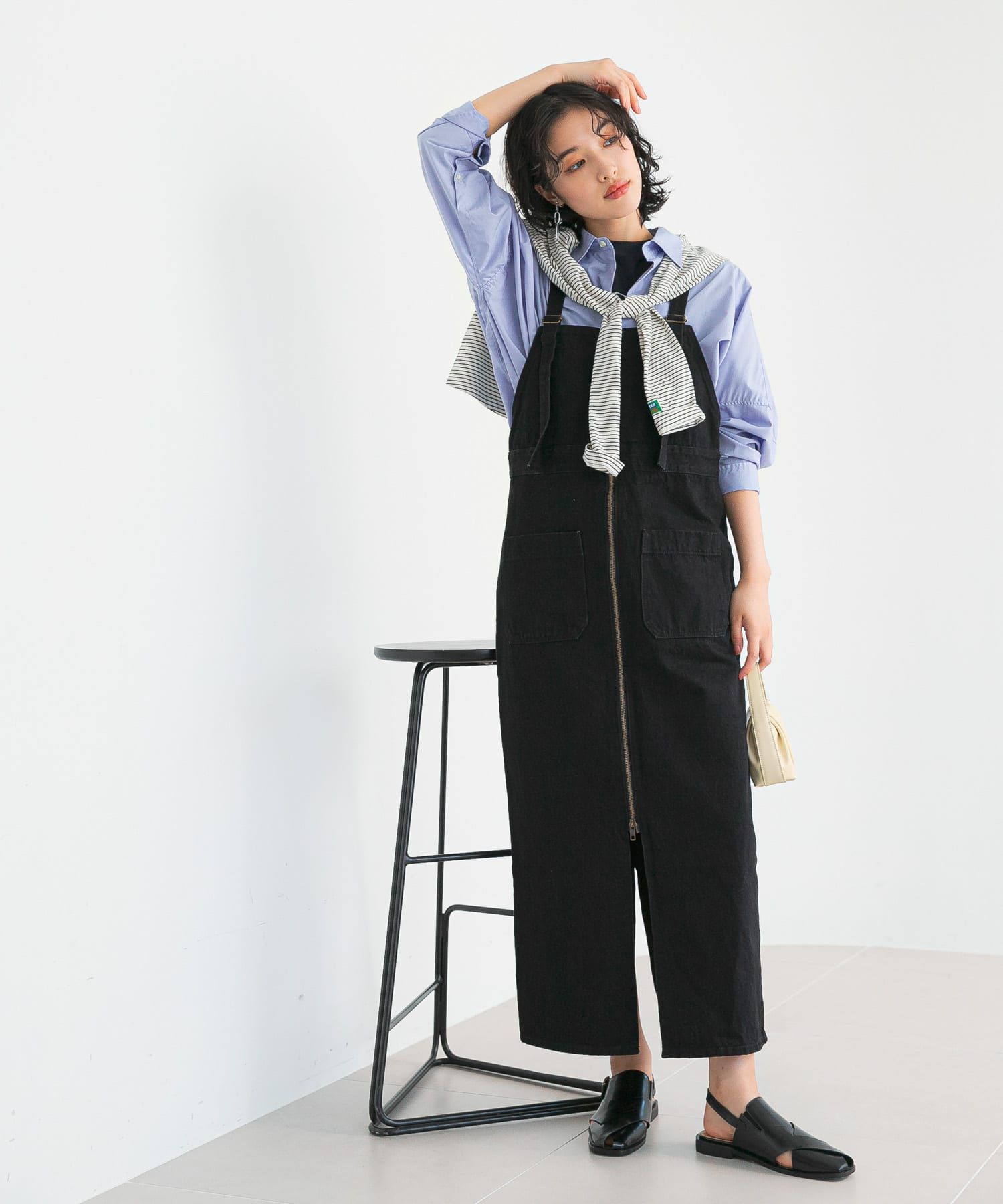 URBAN RESEARCH ROSSO「『別注』Lee&times;ROSSO　ILINE SALOPETTE SKIRT」|ワンピース|