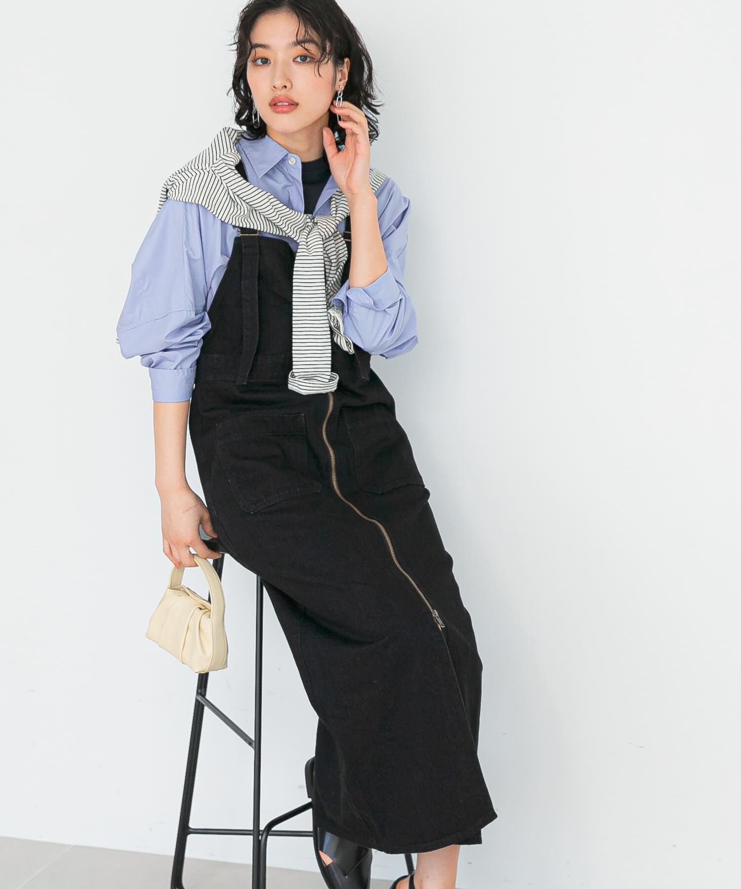 URBAN RESEARCH ROSSO「『別注』Lee&times;ROSSO　ILINE SALOPETTE SKIRT」|ワンピース|