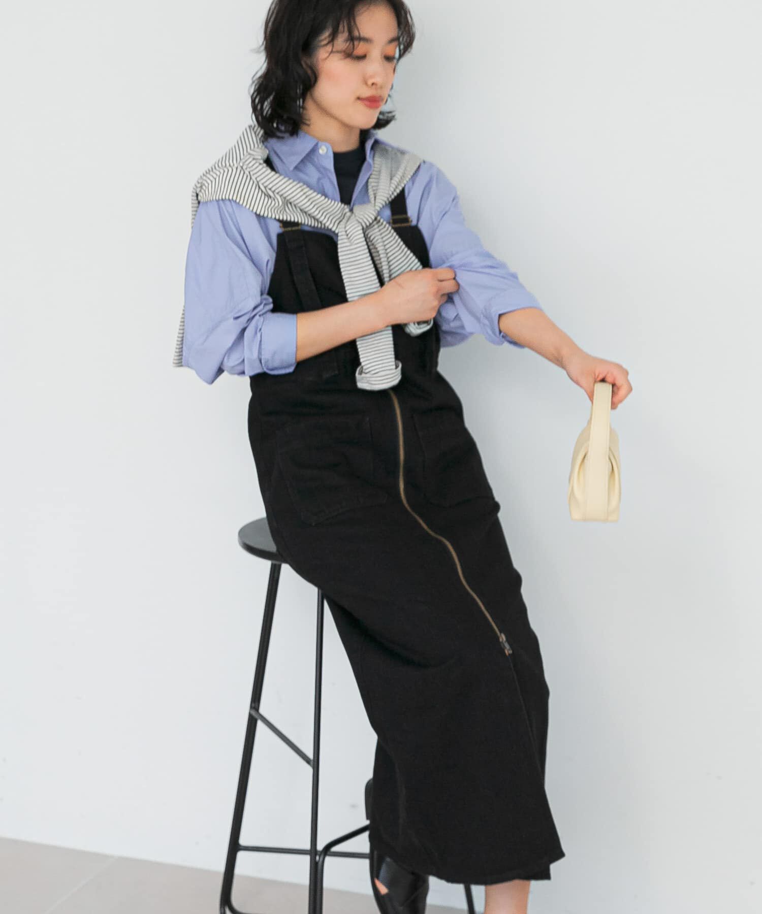 URBAN RESEARCH ROSSO「『別注』Lee&times;ROSSO　ILINE SALOPETTE SKIRT」|ワンピース|