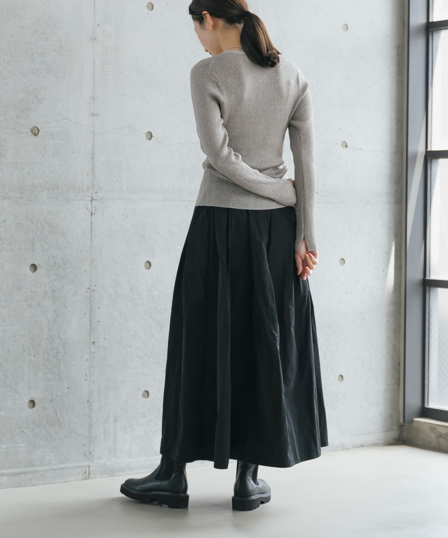 URBAN RESEARCH「ラメリブニットカーディガン」|カーディガン|