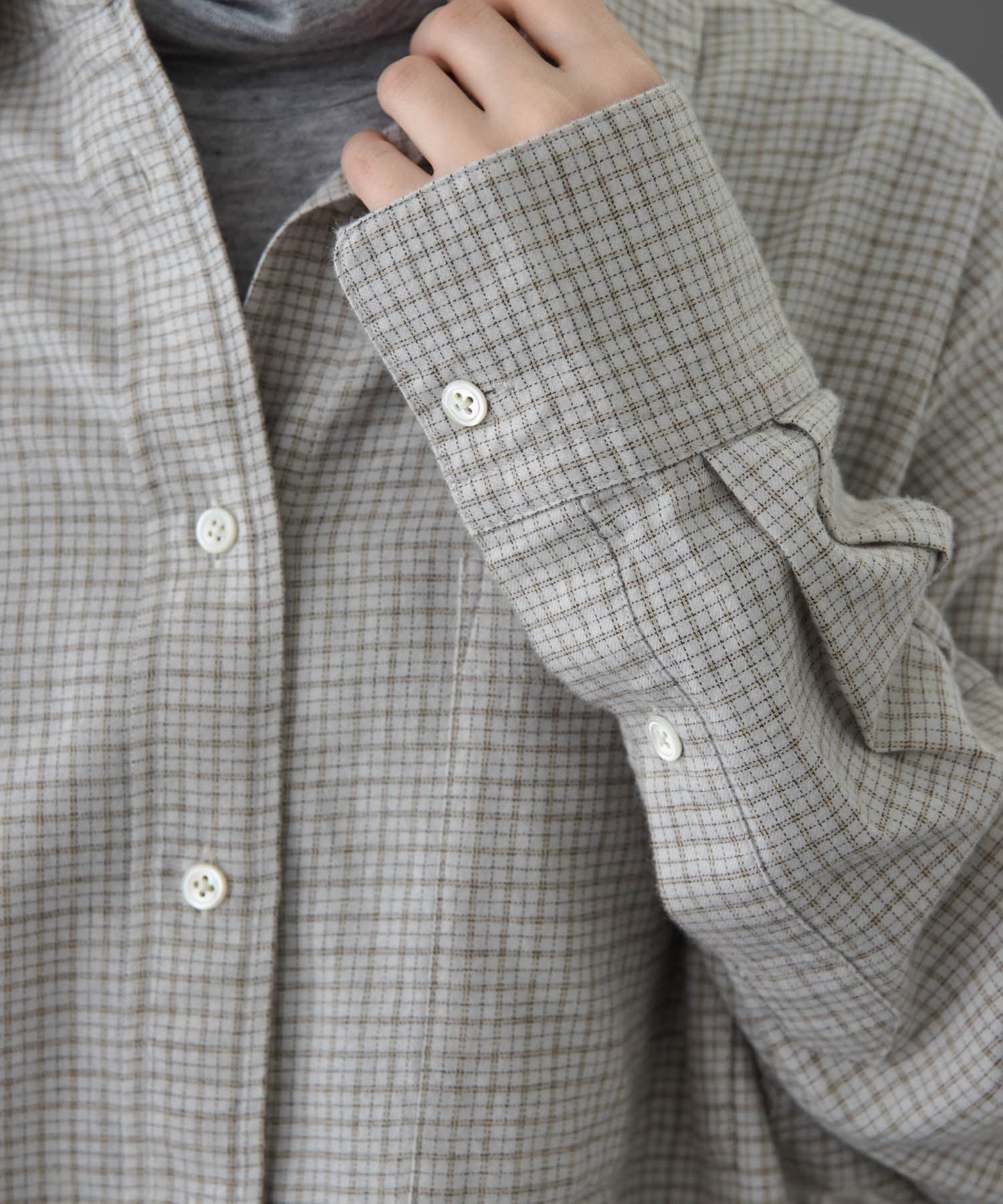 URBAN RESEARCH DOORS「FORK&SPOON　ネルチェックシャツ」|シャツ・ブラウス|