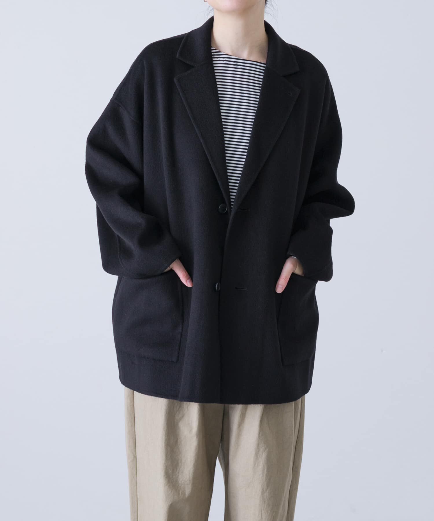 新品 かぐれ Wool short coat ショートコート かぐれ｜Wool short coat - かぐれ(カグレ) | キナリノモール