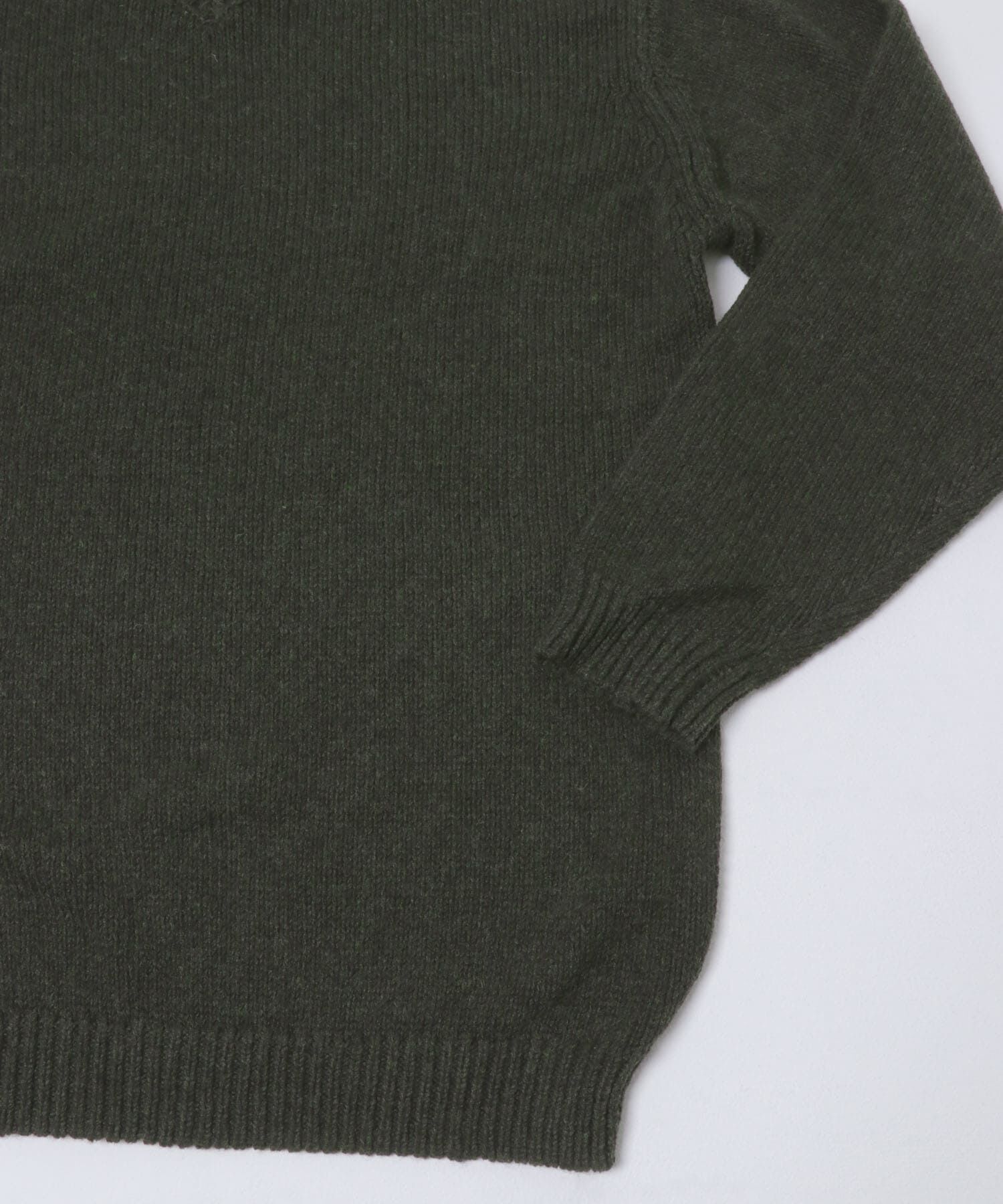 URBAN RESEARCH DOORS「FORK&SPOON　コットンウールVネックニット」|ニット・セーター|