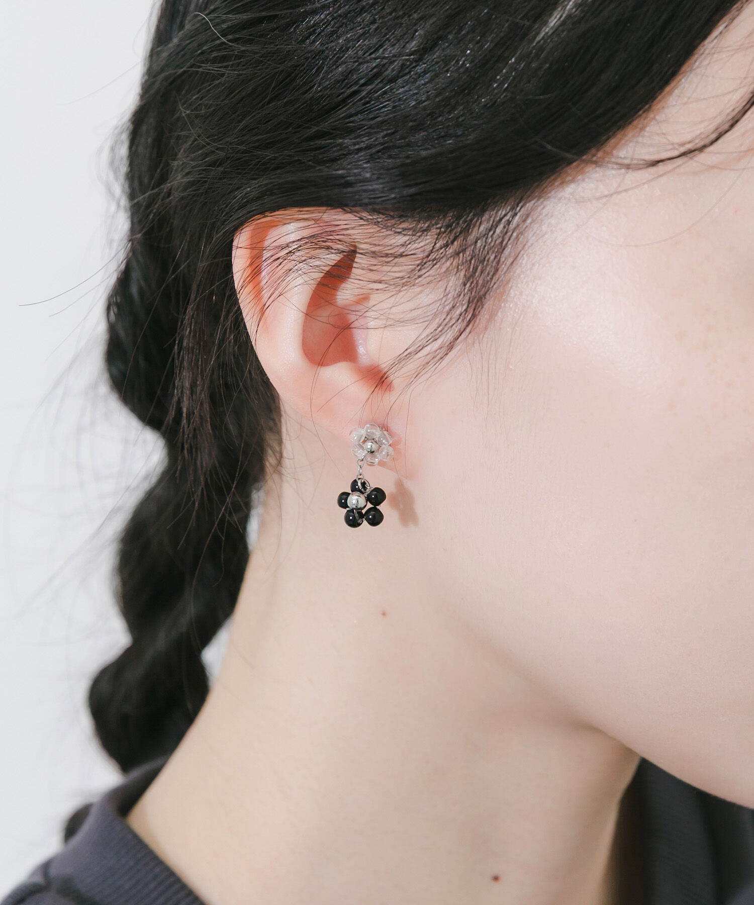 SMELLY「フラワービーズピアス」|ピアス|