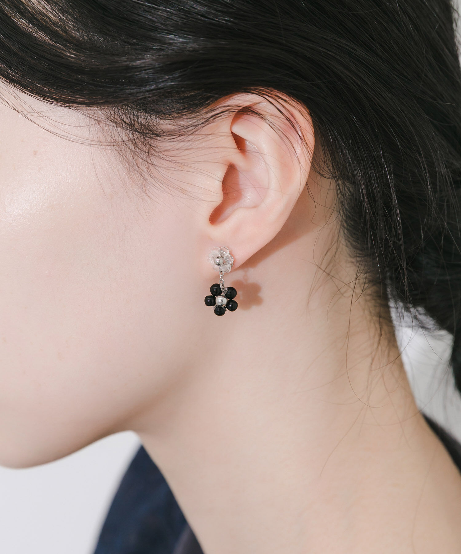 SMELLY「フラワービーズピアス」|ピアス|