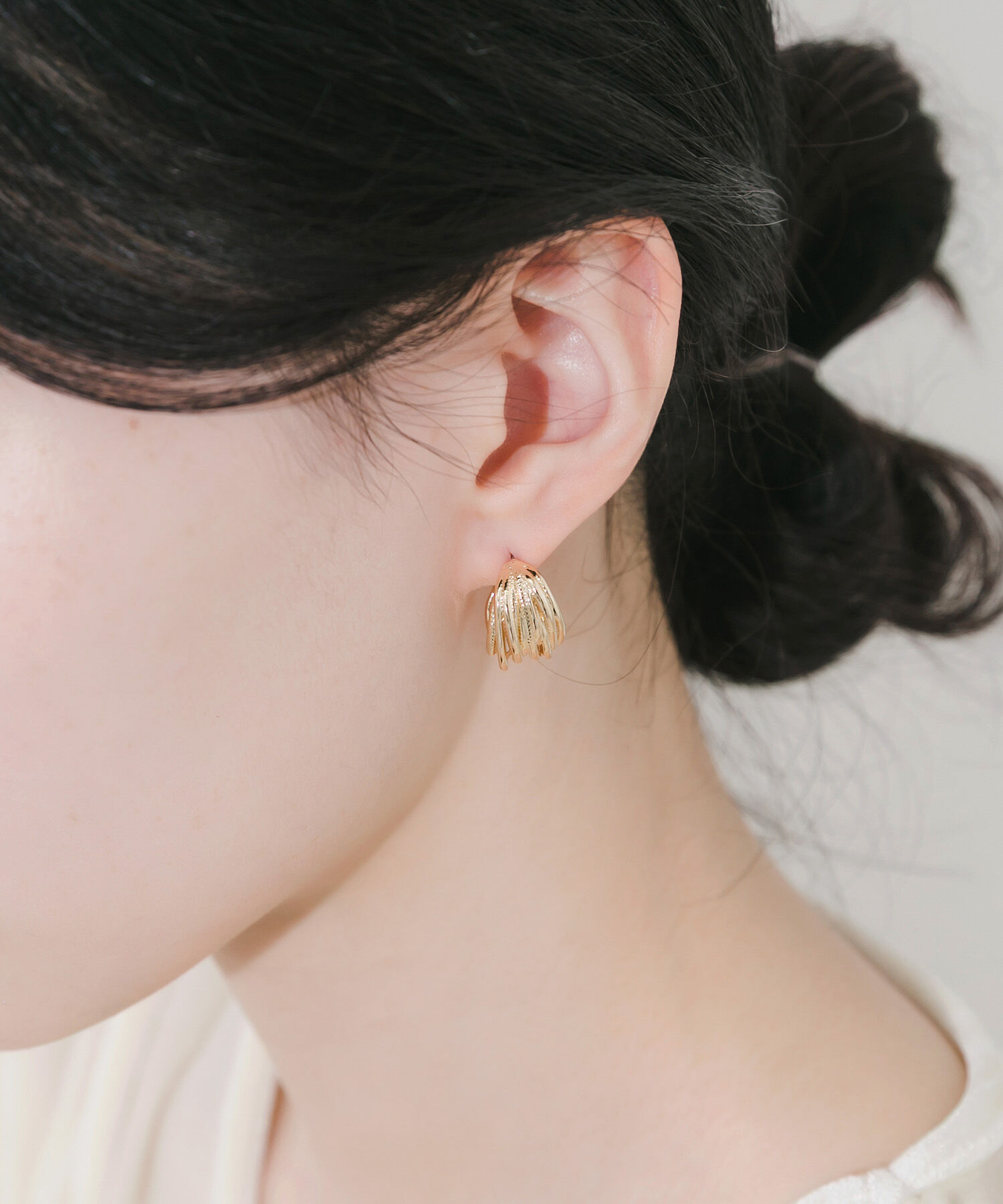 SMELLY「レイヤードラインフープピアス」|ピアス|