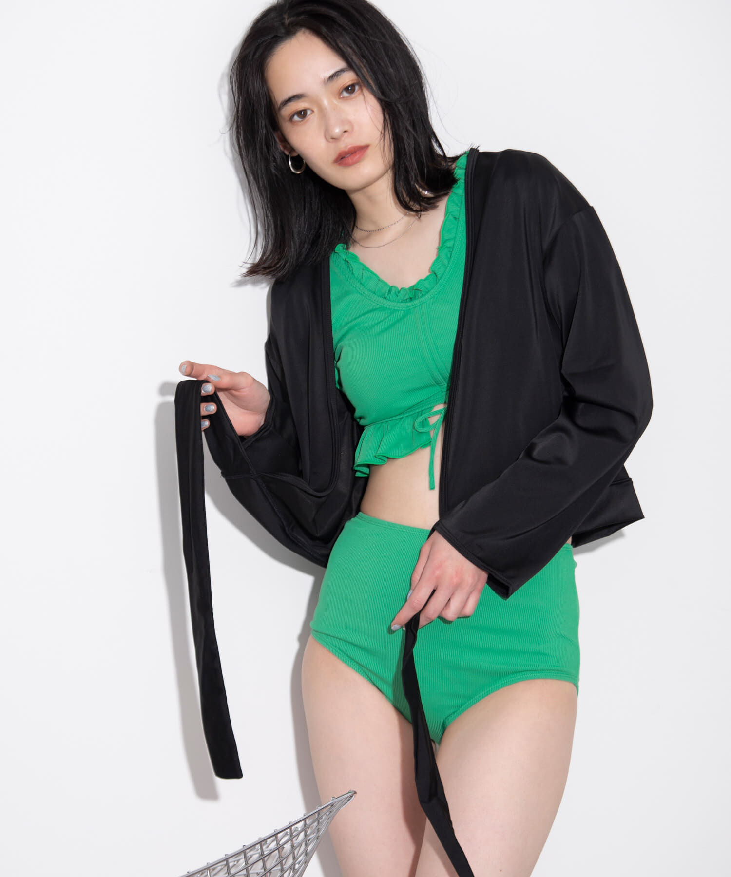 SENSE OF PLACE by URBAN RESEARCH「セパレートドロストスイムウェア」|ビキニ|